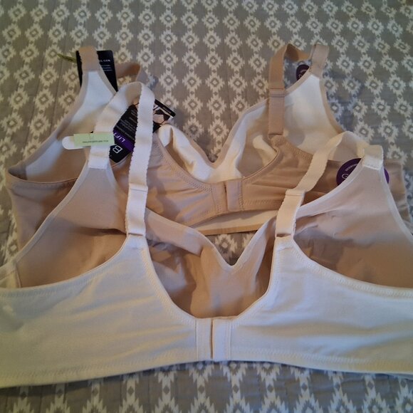Bali Beauty Lift Gravity Defying Wireless Bra Nude 6564 40B set of 2 beige nude - Picture 3 of 8